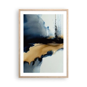 Poszter világos tölgy keretben - A fátyol mögött - 50x70 cm