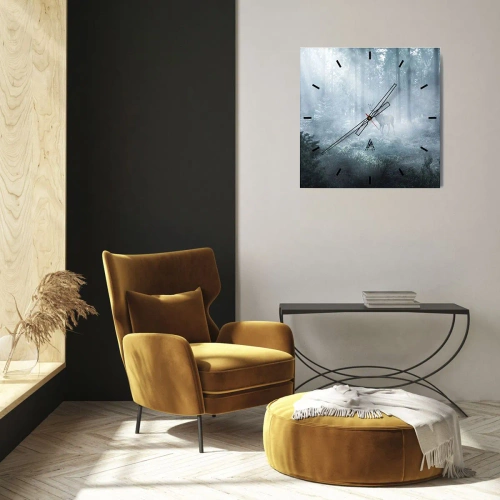 Falióra, Óra - Reggeli birtokellenőrzés - 30x30 cm