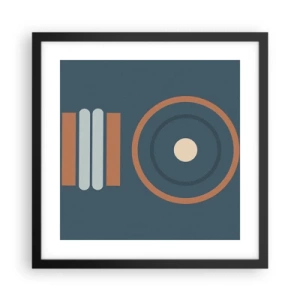 Poszter fehér keretben - A dolgok lényege - 40x40 cm