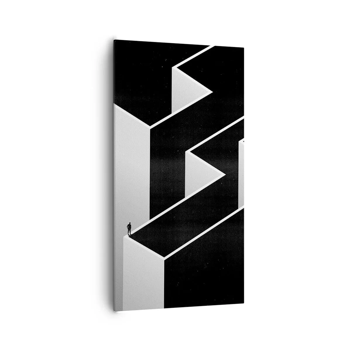 Vászonkép - Magány a csúcson - 65x120 cm