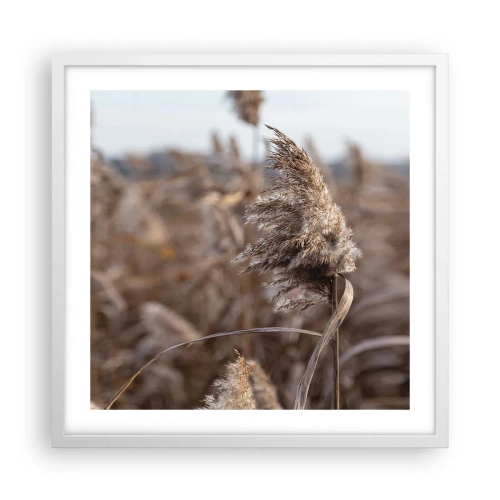 Poszter fekete keretben - Ideje elrepülni a széllel - 50x50 cm