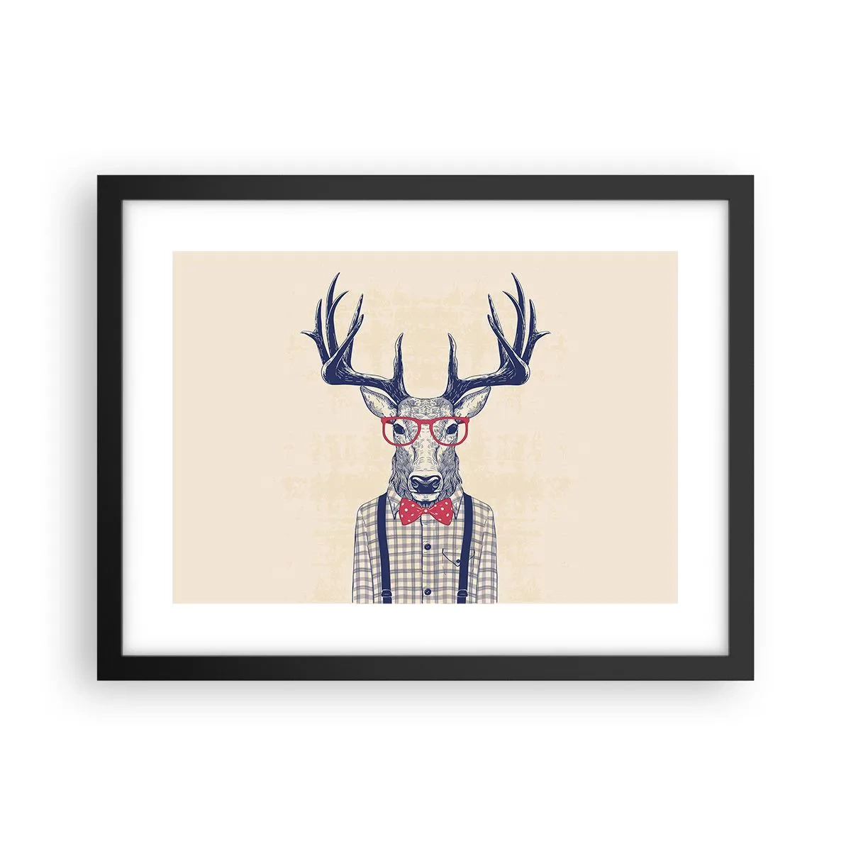 Poszter fehér keretben - Mókás extravagancia - 40x30 cm