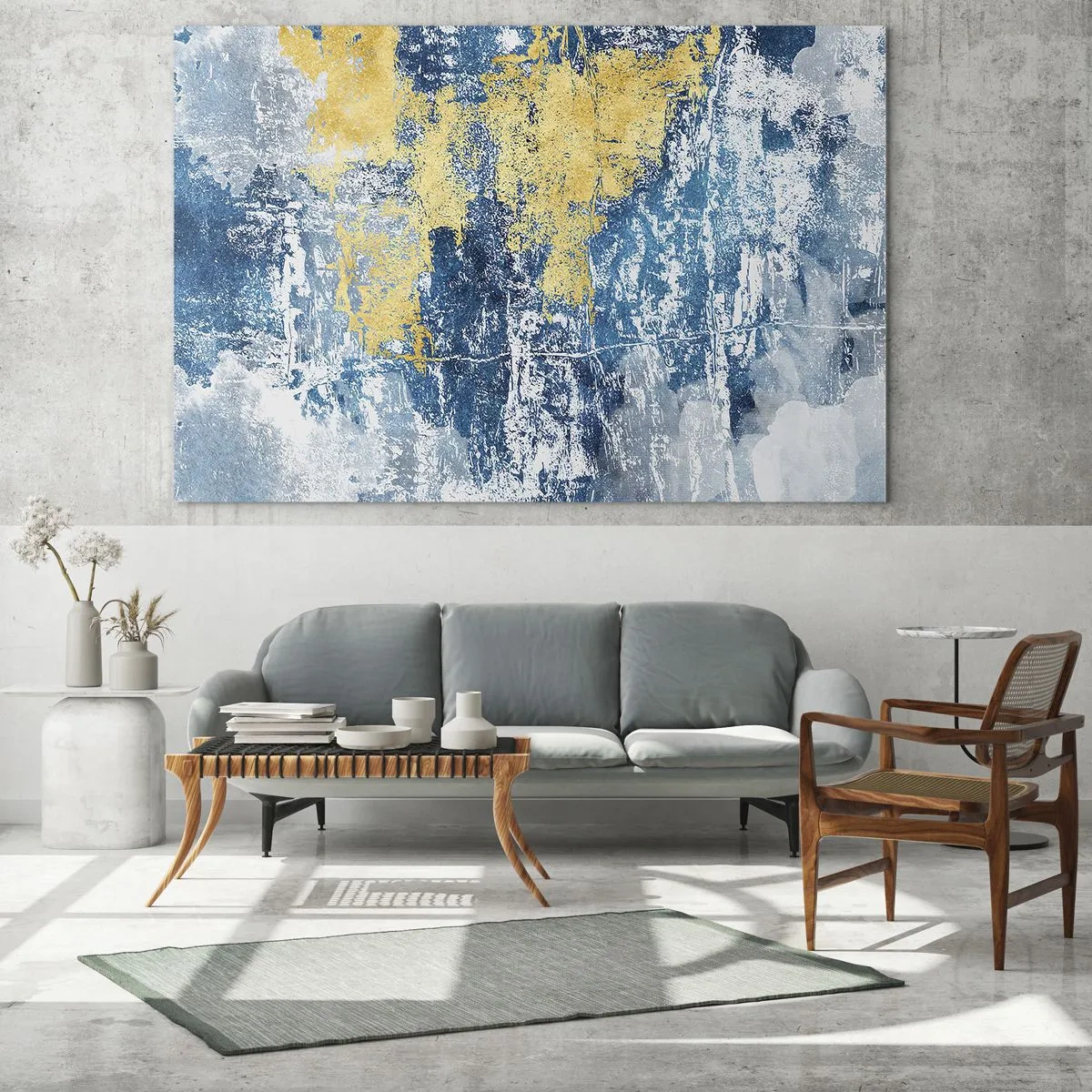 Üveg kép - Derűs absztrakció - 120x80 cm