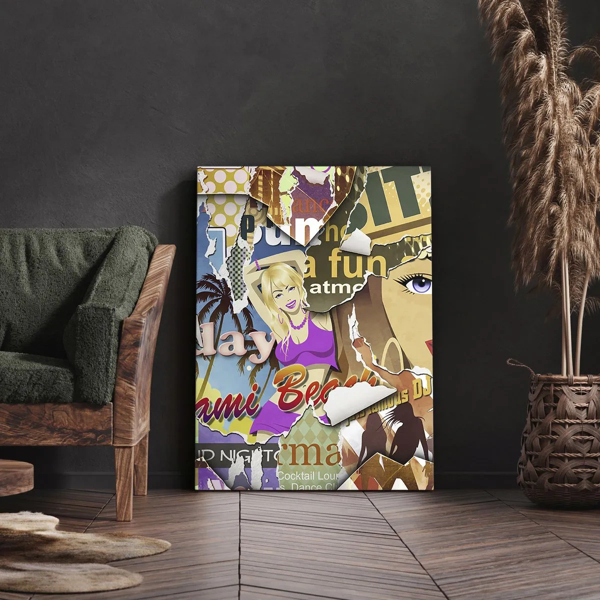 Vászonkép - Nyári visszaemlékezések - 55x100 cm