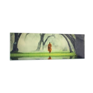 Üveg kép - Útban a megvilágosodás felé - 160x50 cm