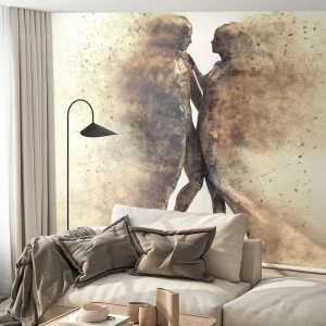 Fotótapéta Premium Sand - Felemelkedtek a porból, hogy szeressenek - Absztrakció, Nő és Férfi, Szerelem - 300x210 cm