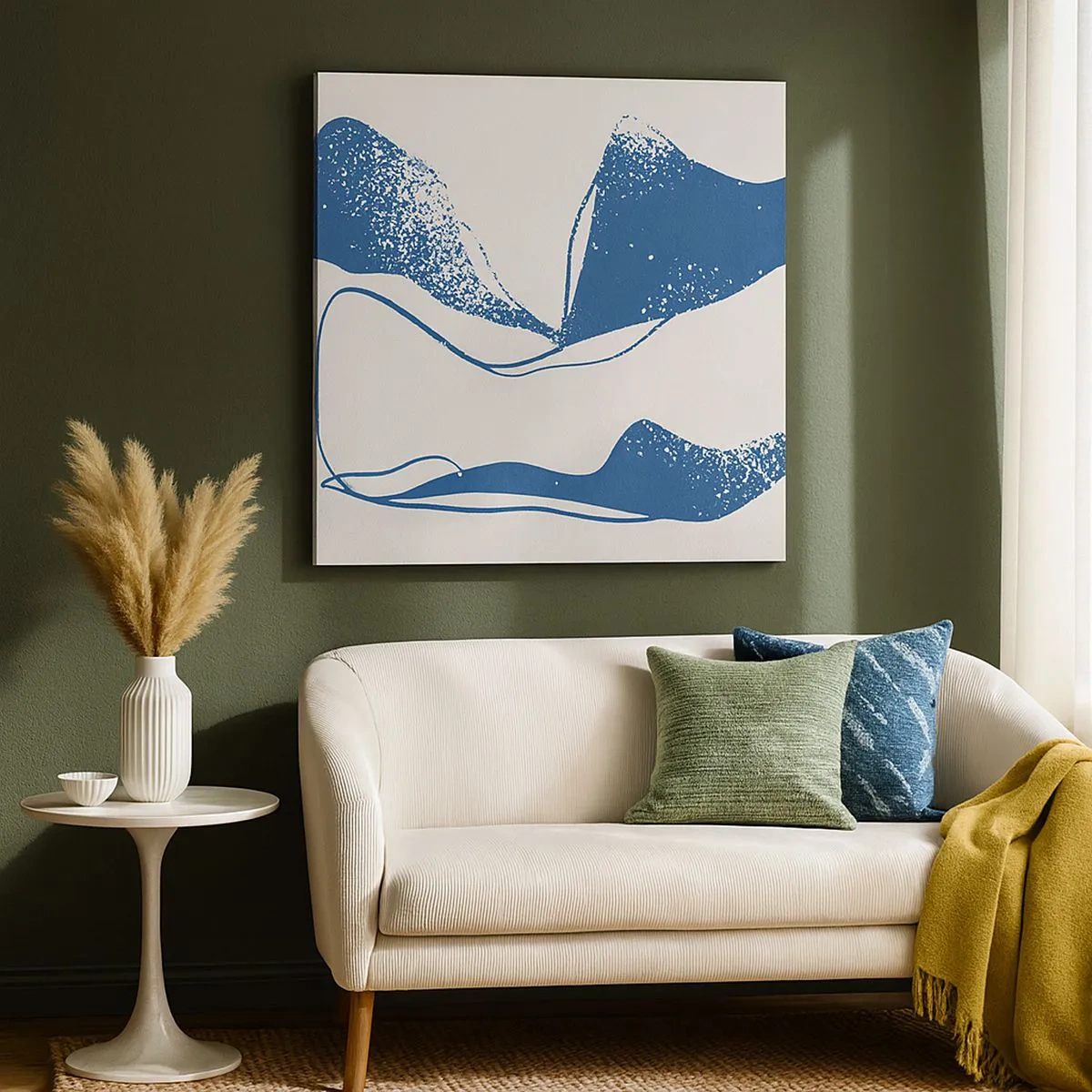 Vászonkép - Szárnyas absztrakció - 30x30 cm