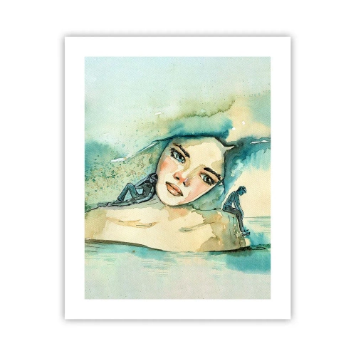 Poszter - Am I blue? - 40x50 cm