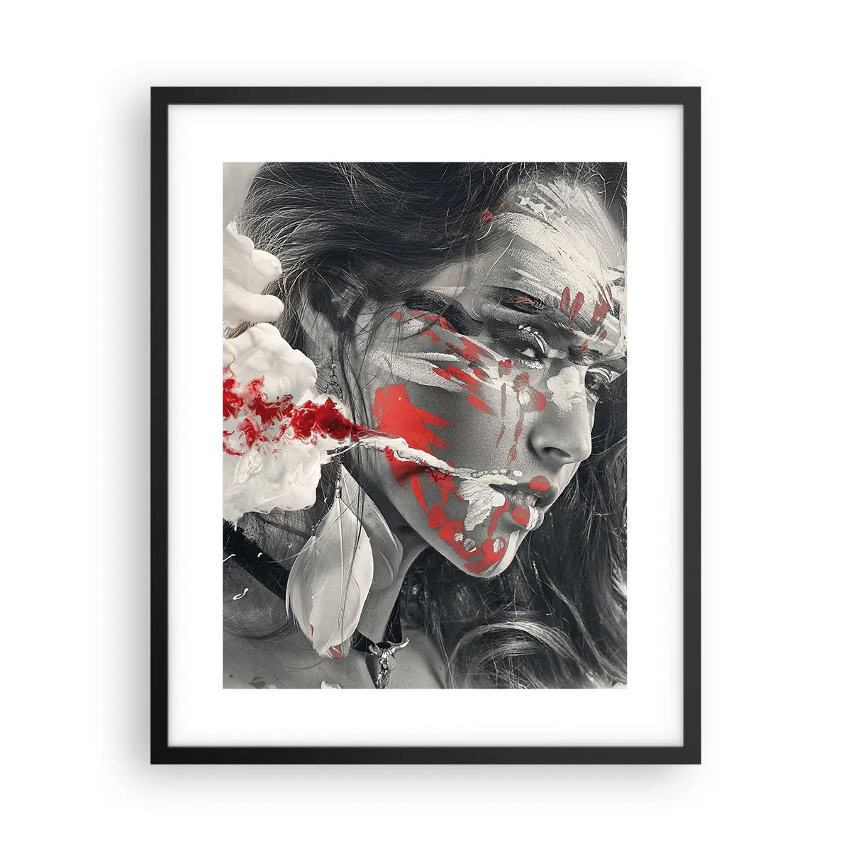 Poszter fehér keretben - Az abszurditás füstjében - 40x50 cm