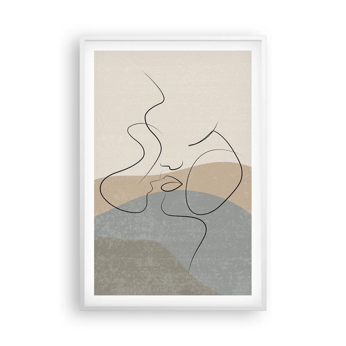 Poszter fekete keretben - Mint egy ecsetvonás - 61x91 cm