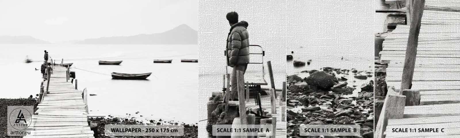 Fotótapéta Minta Premium Canvas - Csendes és tiszta víz felett - Tájkép, Tó, Łódź - 100x30 cm