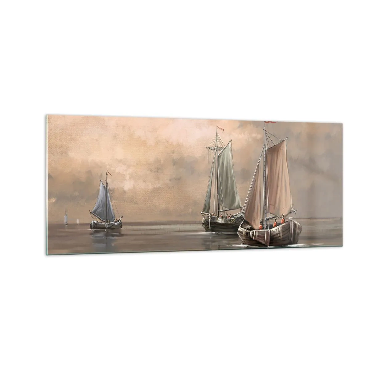 Üveg kép - A tengerészek visszatérése - 100x40 cm