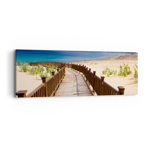 Vászonkép - Vigyél el a boldog szigetekre - 90x30 cm
