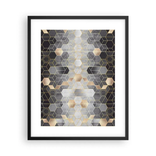 Poszter fehér keretben - Gyémánt kompozíció - 40x50 cm