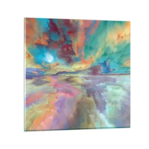 Üveg kép - Két mennyország - 70x70 cm