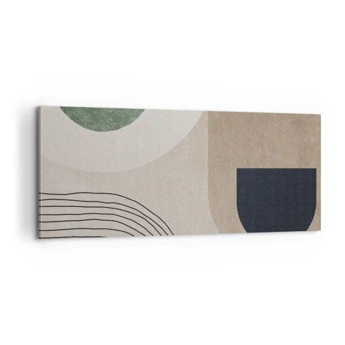 Vászonkép - Egy ovális szelídsége - 100x40 cm