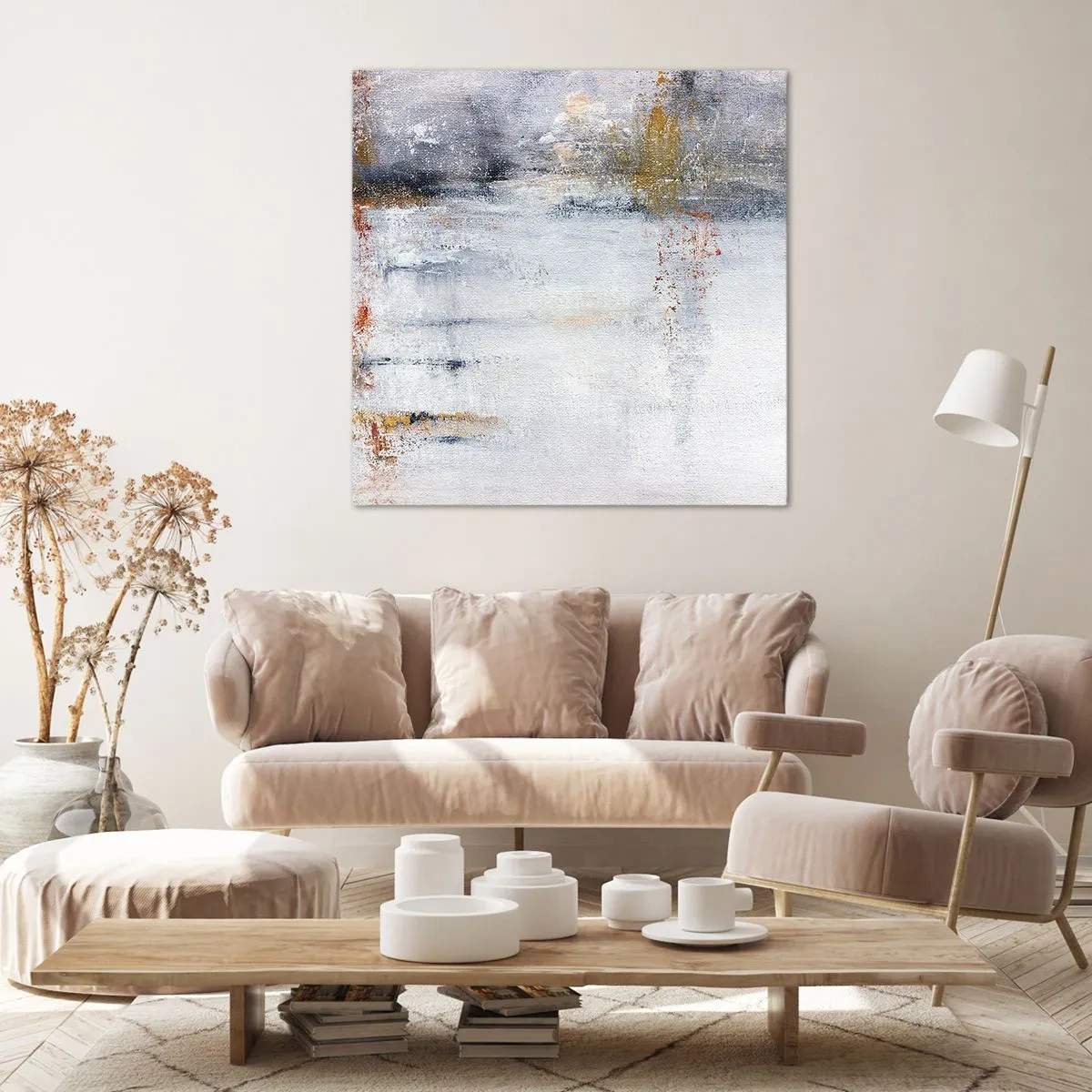 Vászonkép - A légfüggöny mögött - 50x50 cm