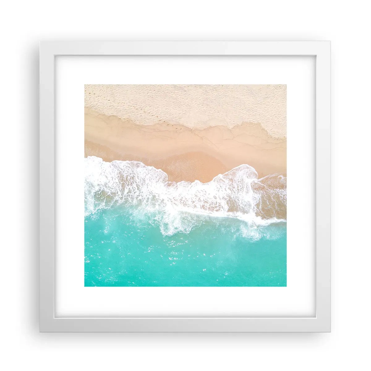 Poszter fekete keretben - Simogató érintés - 30x30 cm