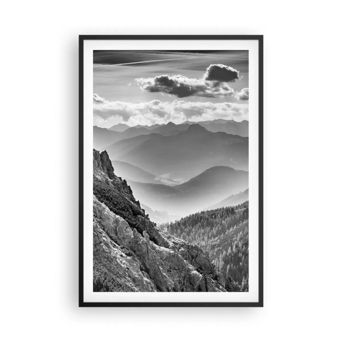 Poszter fehér keretben - Egészen a horizontig - 61x91 cm