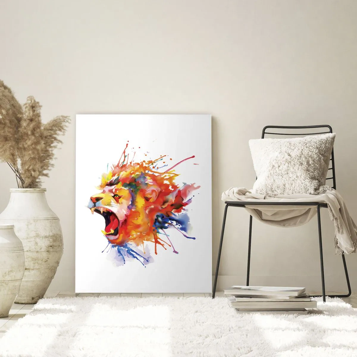 Üveg kép - Felrobbanni a haragtól  - 50x70 cm