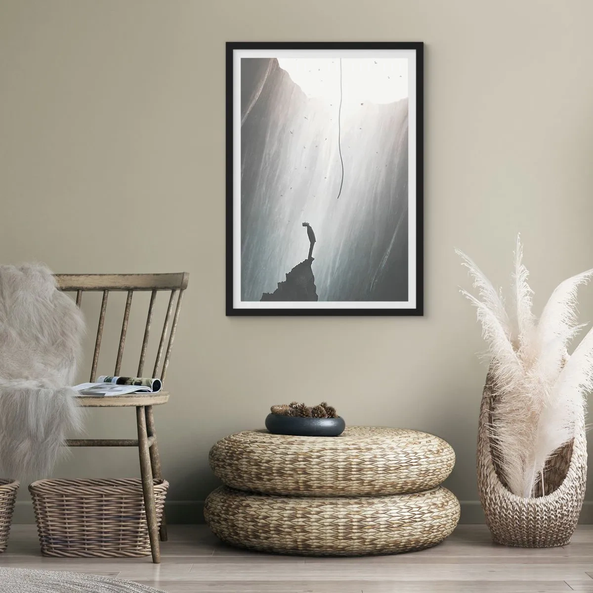 Poszter fehér keretben - Mindig van kiút - 70x100 cm