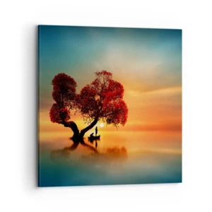 Vászonkép - A világtalanság csendje és az eltávoldotak - 70x70 cm