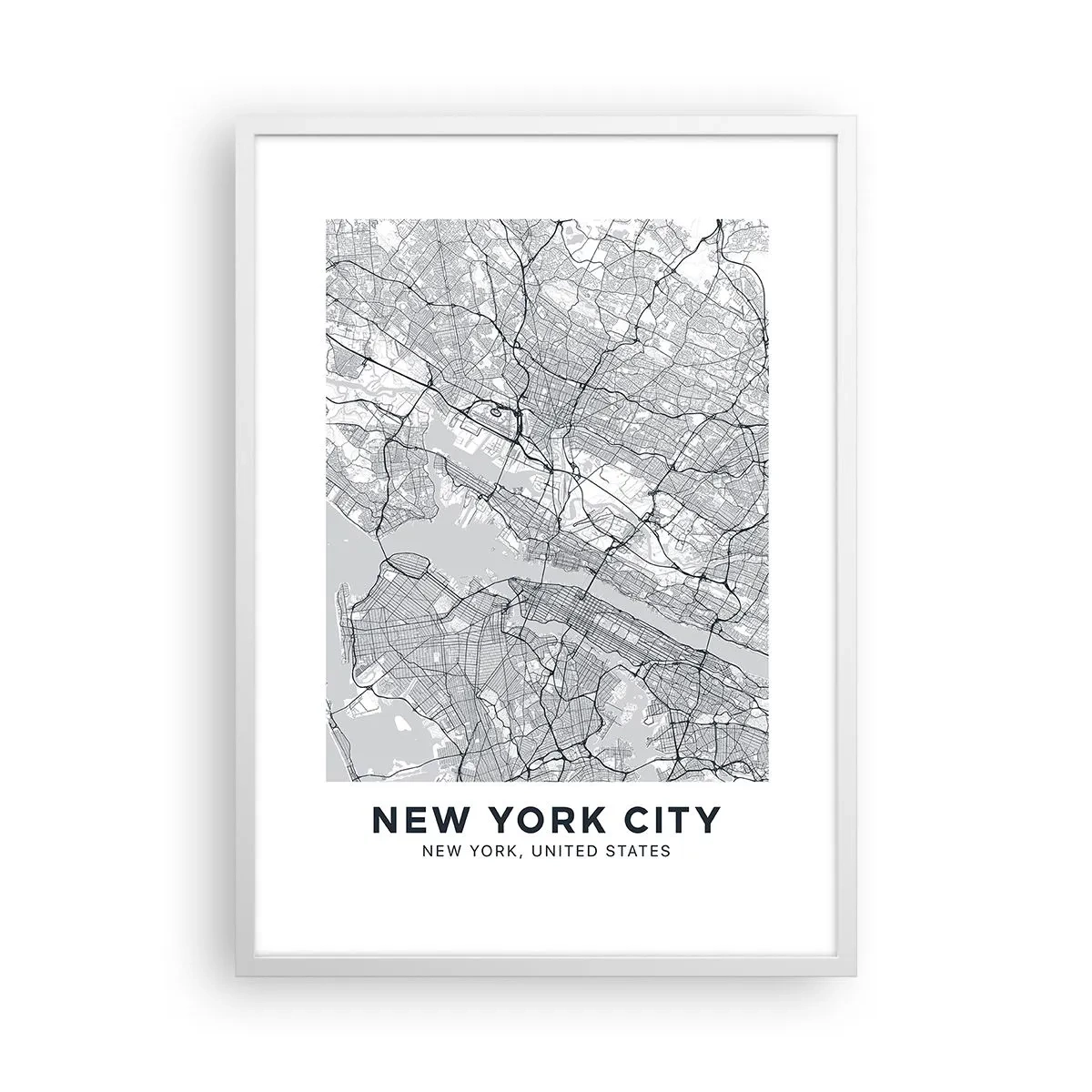 Poszter fekete keretben - Metropolisz anatómiája - 50x70 cm