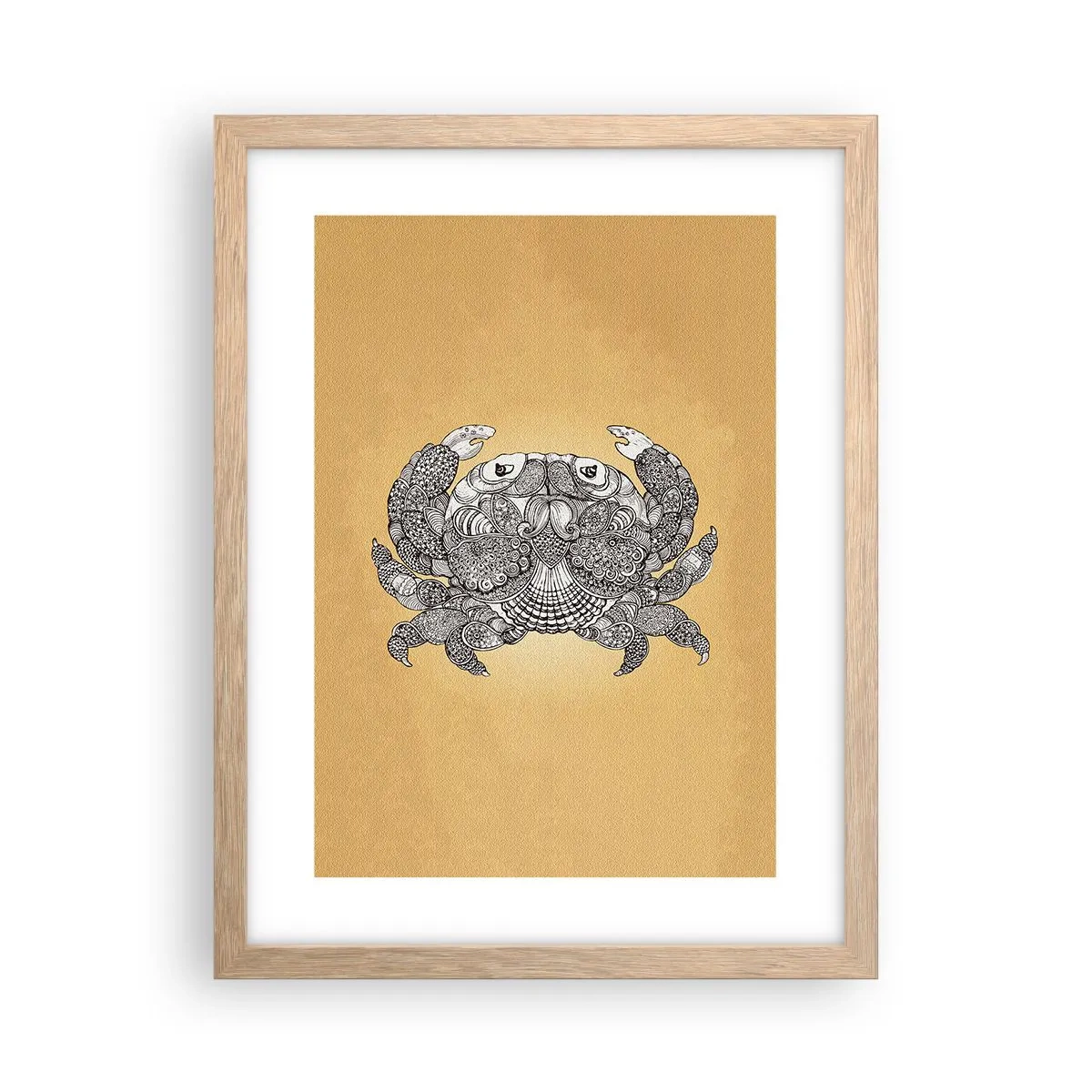 Poszter világos tölgy keretben - Rák úr történetei - 30x40 cm