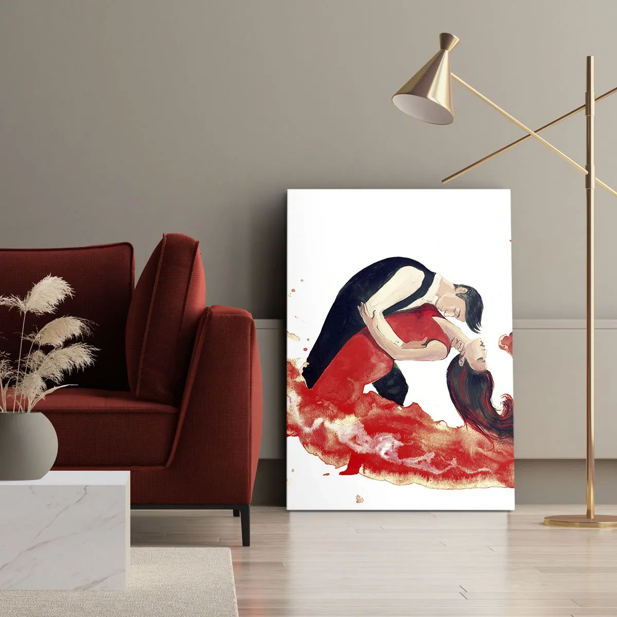 Vászonkép - Tango – érzéki hullám - 50x70 cm