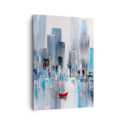 Vászonkép - Metropolis az öböl mellett - 50x70 cm