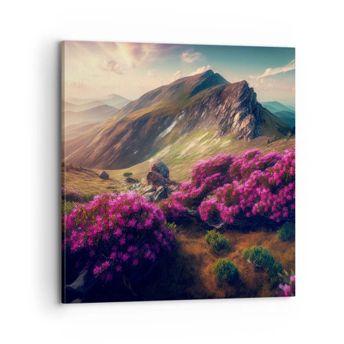 Vászonkép - Nyár a hegyekben - 70x70 cm