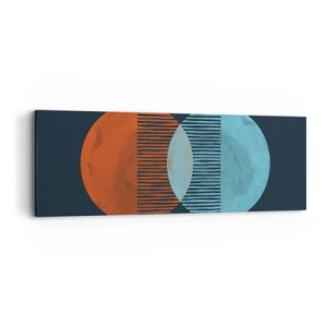 Vászonkép - Csillagászati fantázia - 90x30 cm