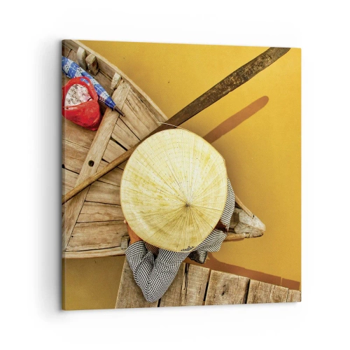 Vászonkép - Élet a Sárga-folyón - 50x50 cm