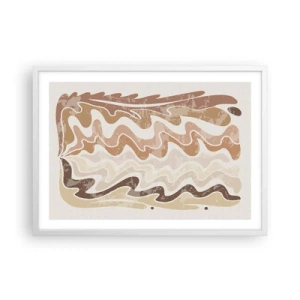 Poszter fekete keretben - Jó energia - jó érzelmek - 70x50 cm