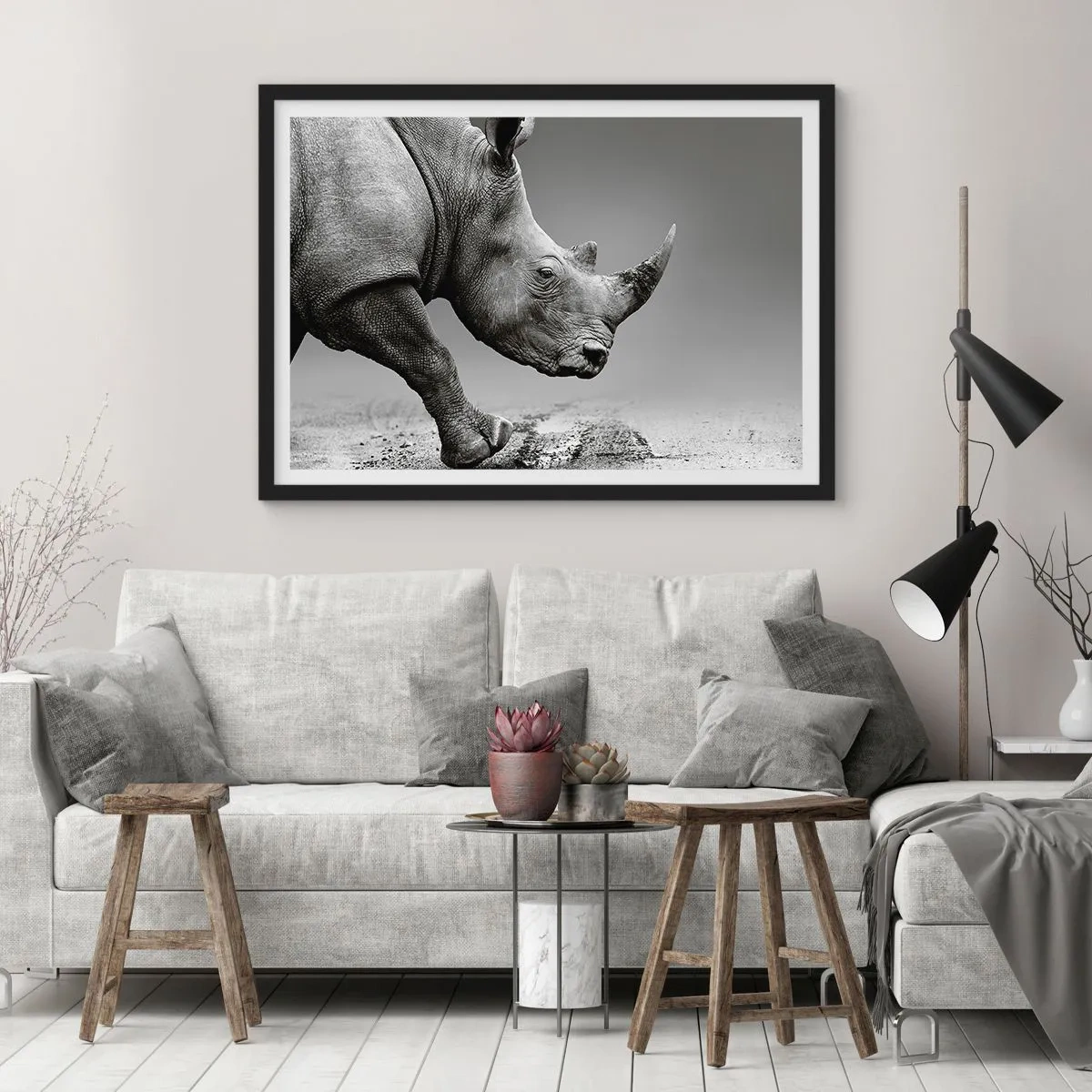 Poszter fehér keretben - Megállíthatatlan erő - 70x50 cm