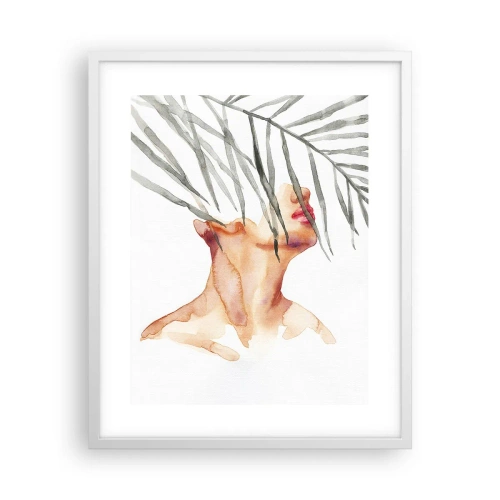 Poszter fekete keretben - A trópusok pulzusát érezni - 40x50 cm