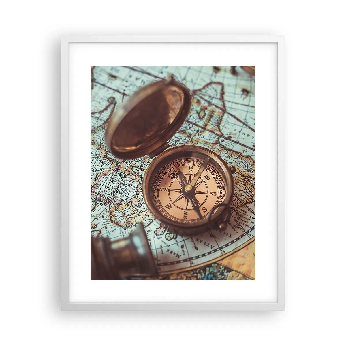 Poszter fekete keretben - A kalandvágynak - 40x50 cm