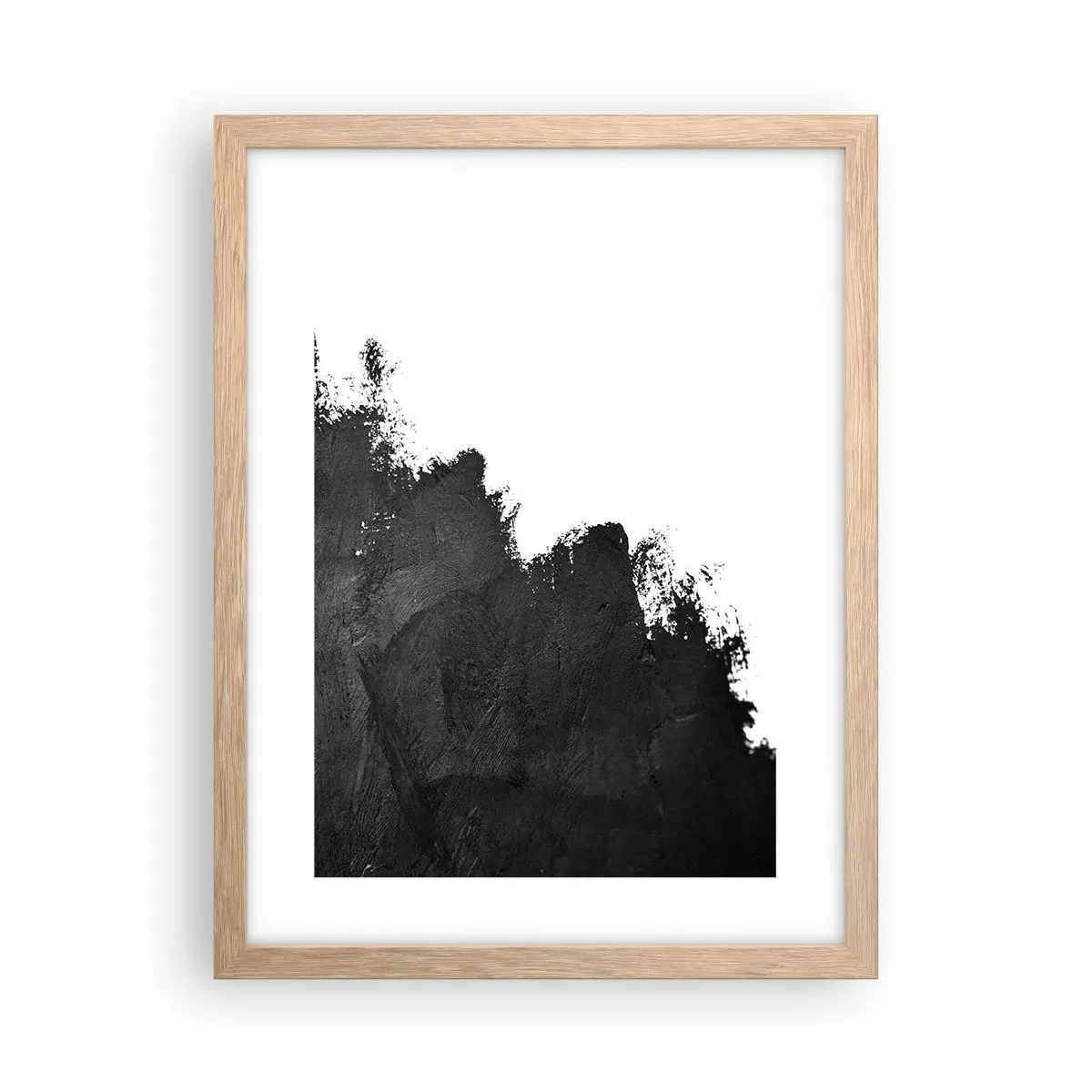 Poszter világos tölgy keretben - Elemek: föld - 30x40 cm