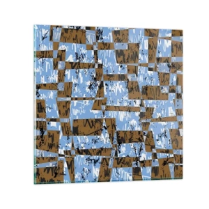 Üveg kép - Nem népies kivágás - 40x40 cm