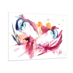 Üveg kép - A világ a közelségben virágzik - 100x70 cm