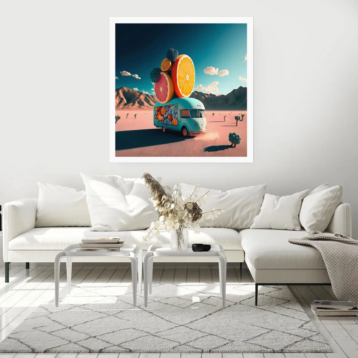 Poszter - A nyaralás íze - 60x60 cm