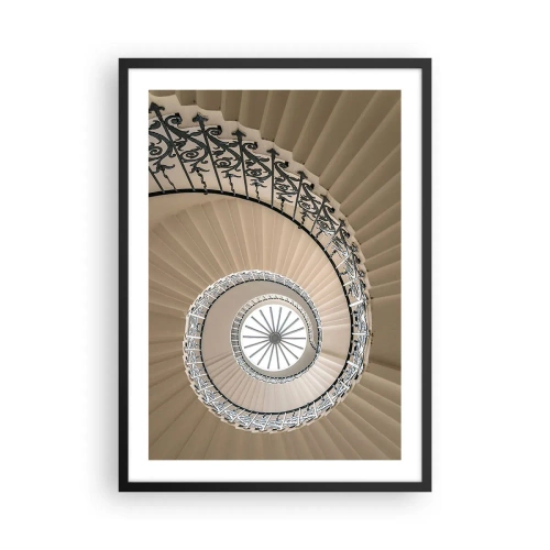 Poszter fehér keretben - Egy kagyló közepén - 50x70 cm