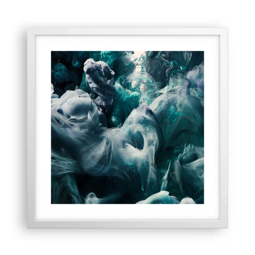 Poszter fekete keretben - A színek mozgása - 40x40 cm