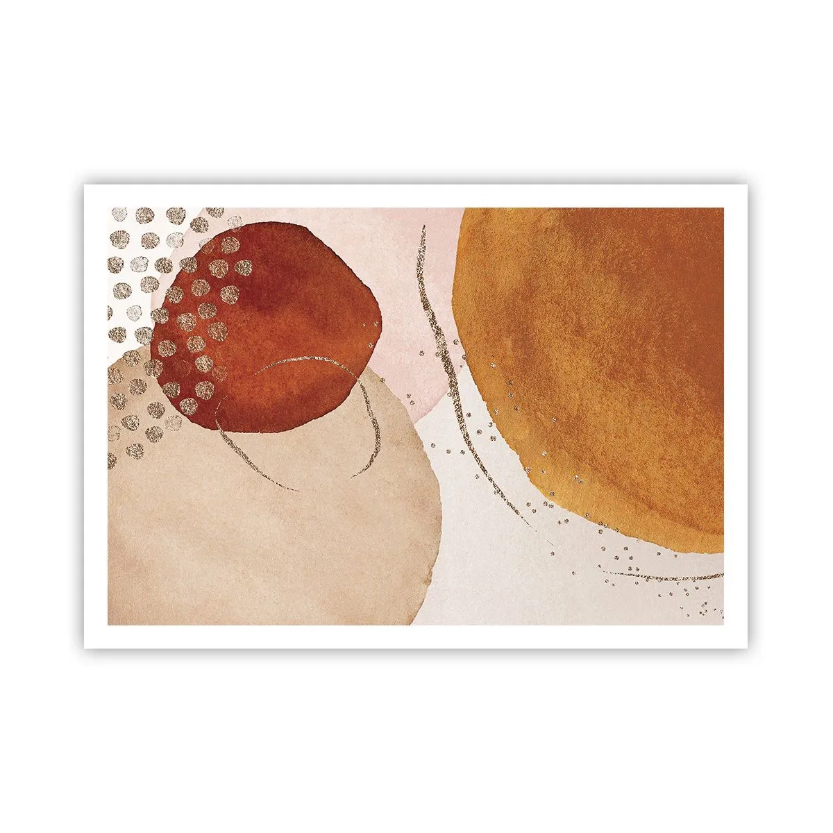 Poszter - Gömbölyűség és mozgás - 100x70 cm