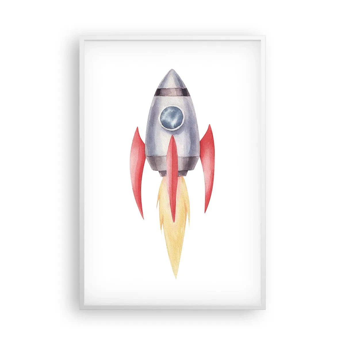 Poszter fekete keretben - Magasabbra, gyorsabban, messzebbre - 61x91 cm