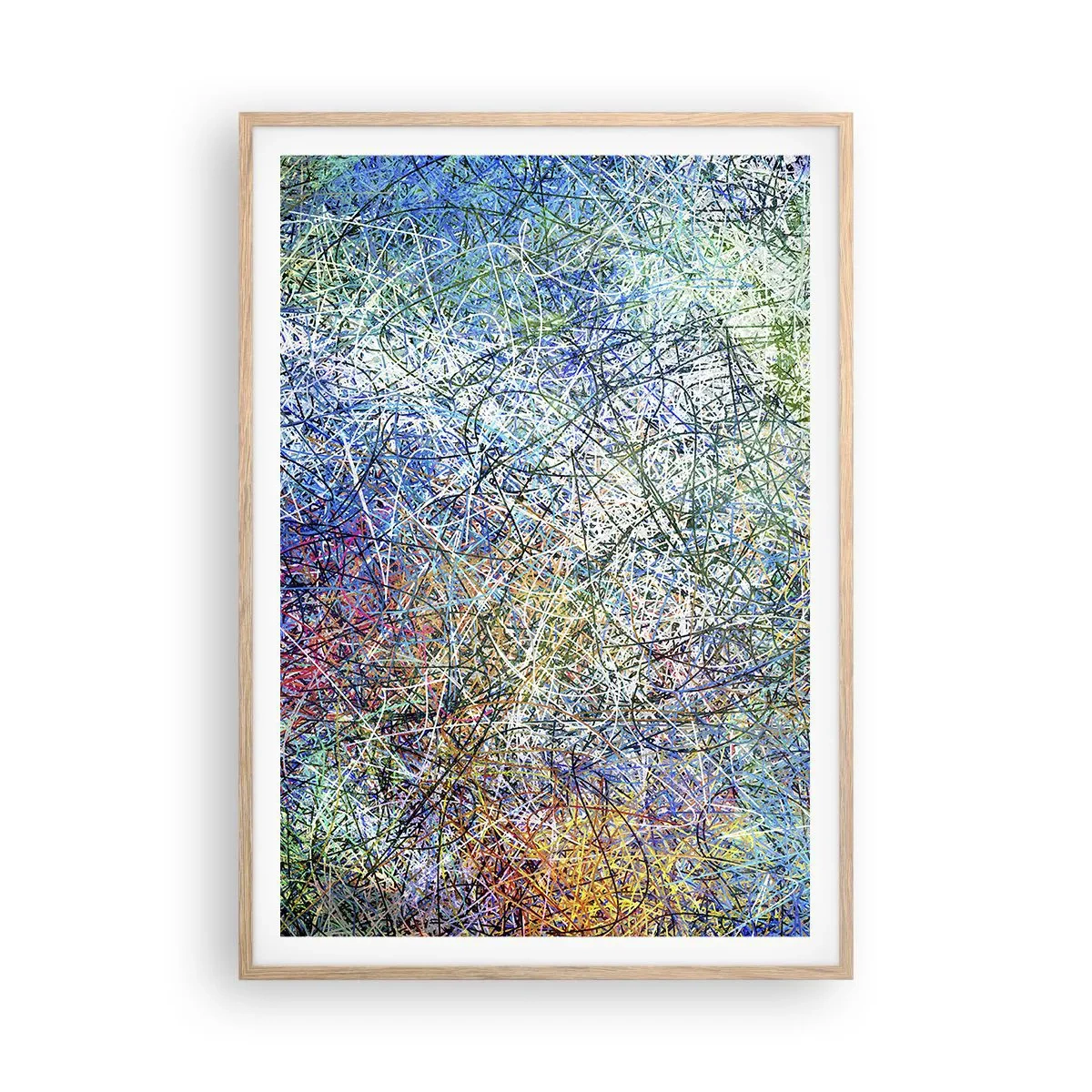 Poszter világos tölgy keretben - Ez nem olyan egyszerű - 70x100 cm