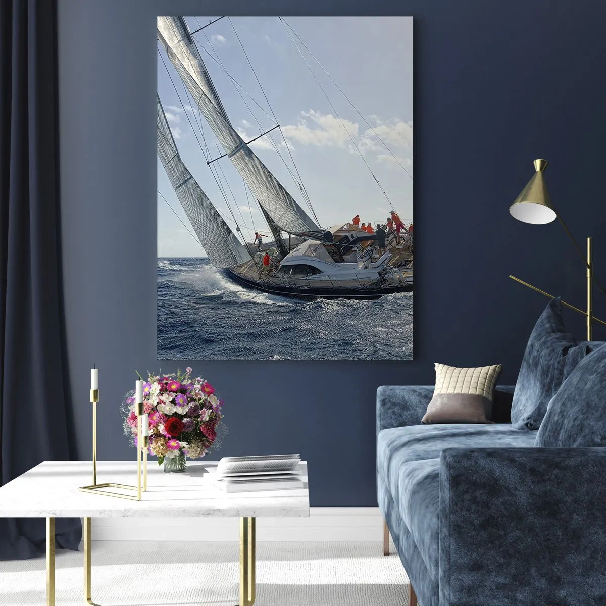 Üveg kép - Győzzön a jobbik - 70x100 cm