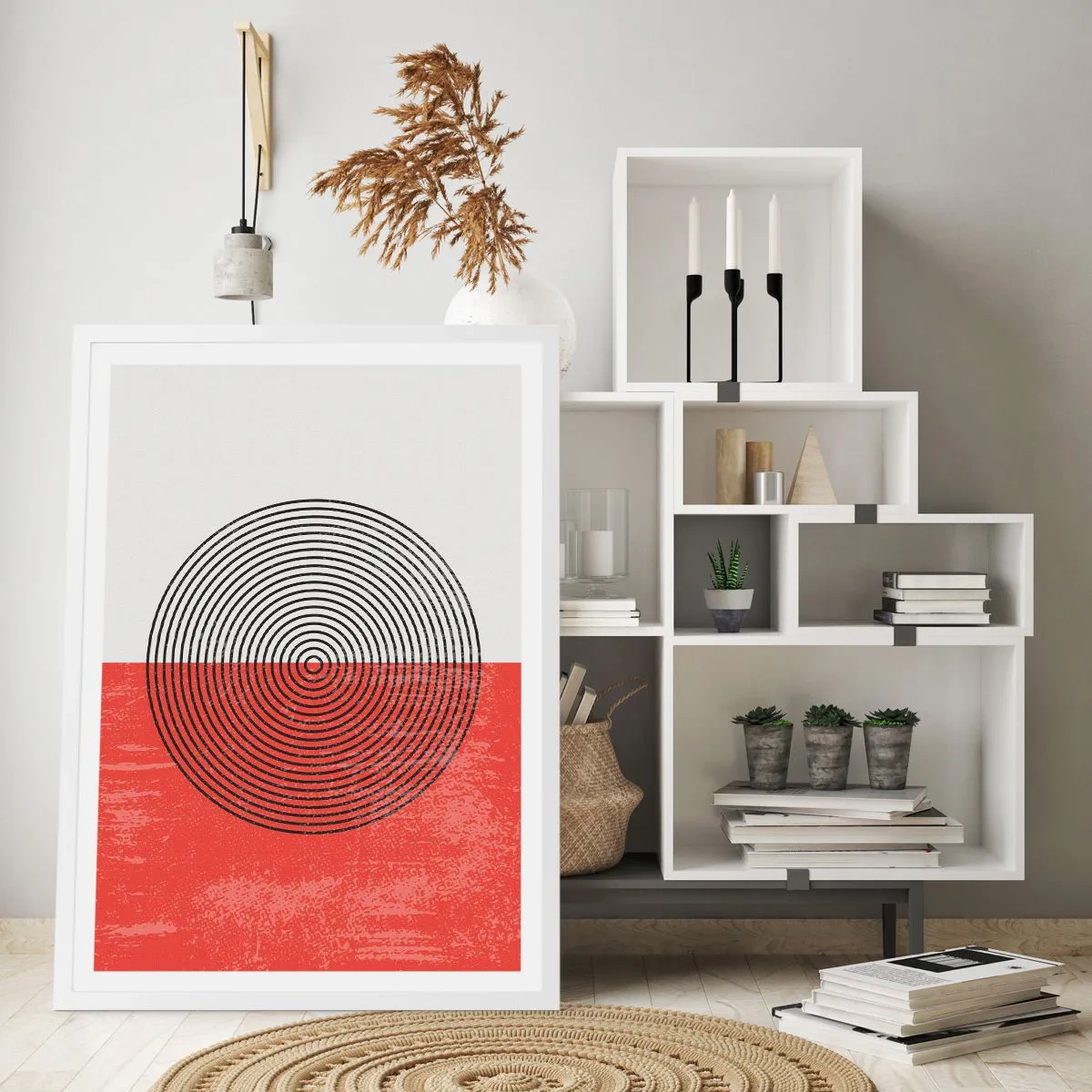 Poszter fekete keretben - Pont a célba - 61x91 cm