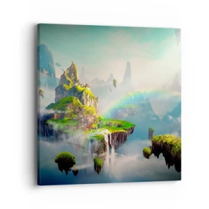 Vászonkép - Az ég közepén - boldog szigetek - 40x40 cm