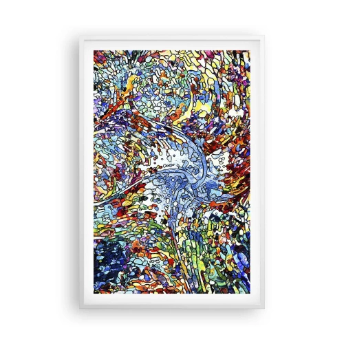 Poszter fekete keretben - Cseppes ólomüveg - 61x91 cm